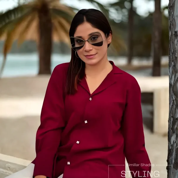 Fashion sunglasses for girls and women from Passionate Bangladesh, cute, colorful and oversized shades perfect for sunny days and photoshoots.