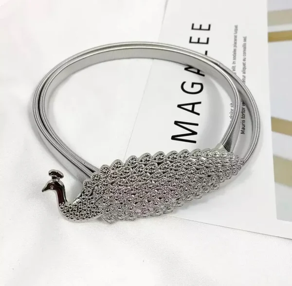 Silver peacock design glorious waist belt for girls. Affordable price in bd. Only in Passionate Bangladesh. Shop these new belts now.