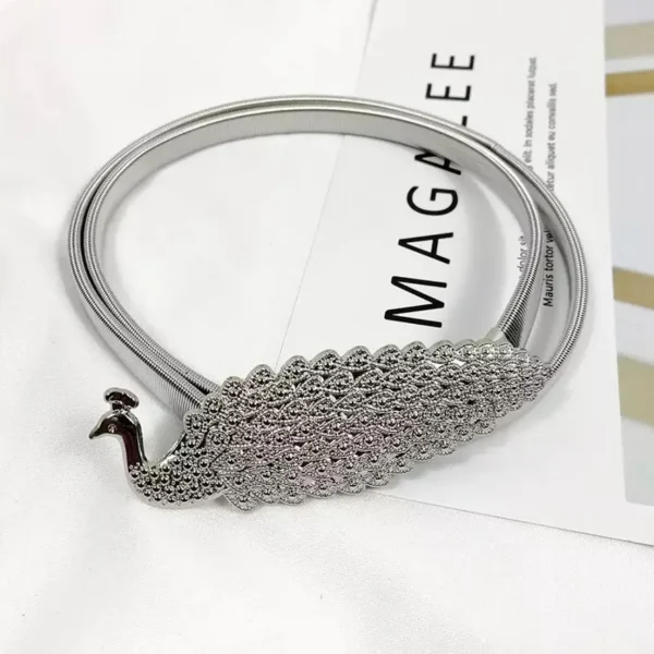 Silver peacock design glorious waist belt for girls. Affordable price in bd. Only in Passionate Bangladesh. Shop these new belts now.