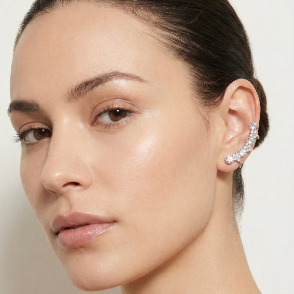 Gold and Silver Cuff Earrings collection from Passionate Bangladesh, beautiful Ear Cuffs for girls and women, perfect for daily and party wear.