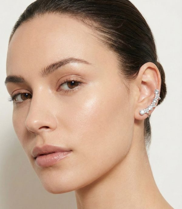 Gold and Silver Cuff Earrings collection from Passionate Bangladesh, beautiful Ear Cuffs for girls and women, perfect for daily and party wear.