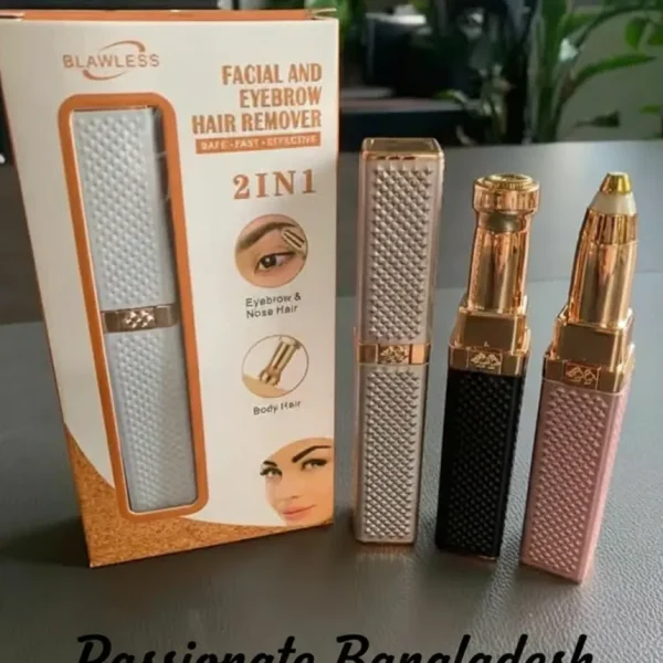 Ditch the tweezers! Discover the 2-in-1 Women's Facial & Eyebrow Trimmer for painless, precision grooming. Compact, portable, and perfect for flawless skin on the go. Shop now for a gentle, salon-quality finish at home.