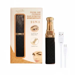 Ditch the tweezers! Discover the 2-in-1 Women's Facial & Eyebrow Trimmer for painless, precision grooming. Compact, portable, and perfect for flawless skin on the go. Shop now for a gentle, salon-quality finish at home.
