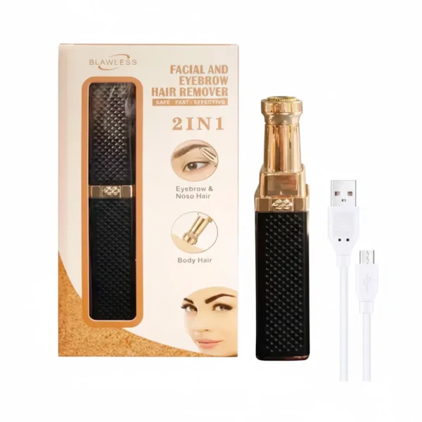 Ditch the tweezers! Discover the 2-in-1 Women's Facial & Eyebrow Trimmer for painless, precision grooming. Compact, portable, and perfect for flawless skin on the go. Shop now for a gentle, salon-quality finish at home.