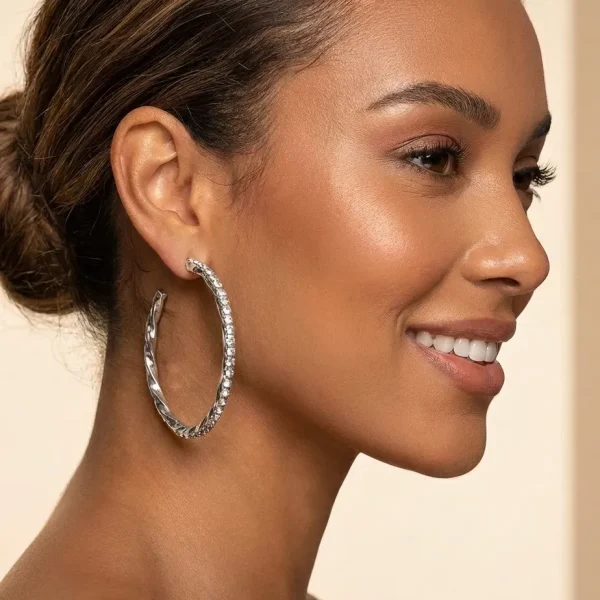 Trendy stud, hoop and drop earrings from Passionate Bangladesh, everyday and party jewelry in different shapes and colors for women and girls.