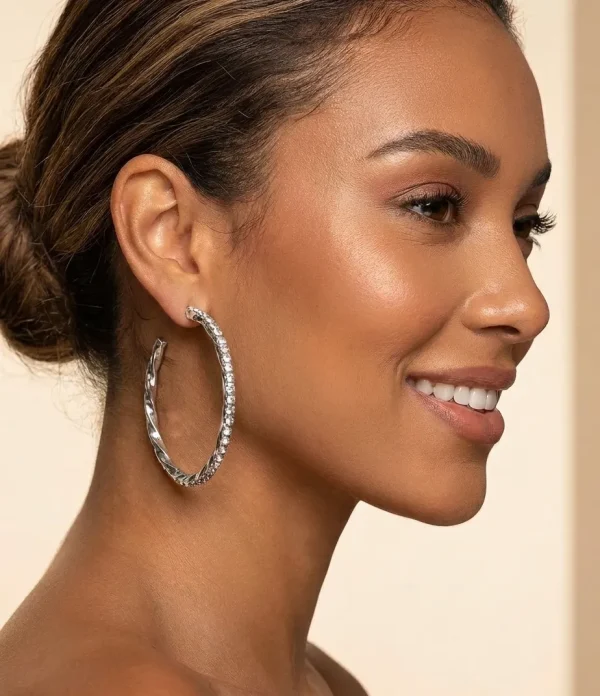 Trendy stud, hoop and drop earrings from Passionate Bangladesh, everyday and party jewelry in different shapes and colors for women and girls.