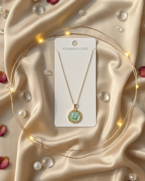 Stylish fashion layer necklace and pendants collection at Passionate Bangladesh showing different gold, silver and stoned necklace and pendants for western and fusion outfits.