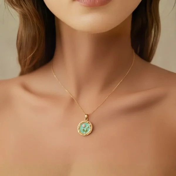 Stylish fashion layer necklace and pendants collection at Passionate Bangladesh showing different gold, silver and stoned necklace and pendants for western and fusion outfits.