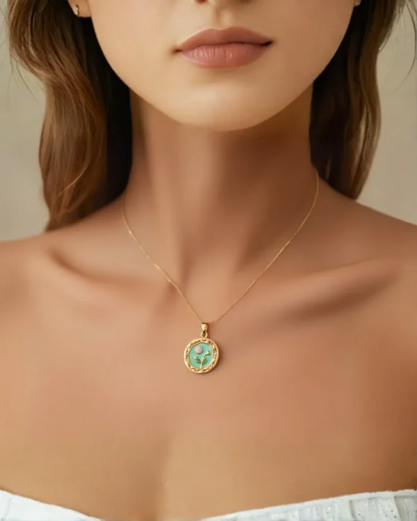 Stylish fashion layer necklace and pendants collection at Passionate Bangladesh showing different gold, silver and stoned necklace and pendants for western and fusion outfits.