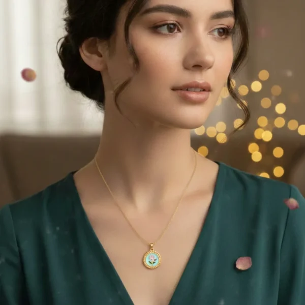 Stylish fashion layer necklace and pendants collection at Passionate Bangladesh showing different gold, silver and stoned necklace and pendants for western and fusion outfits.