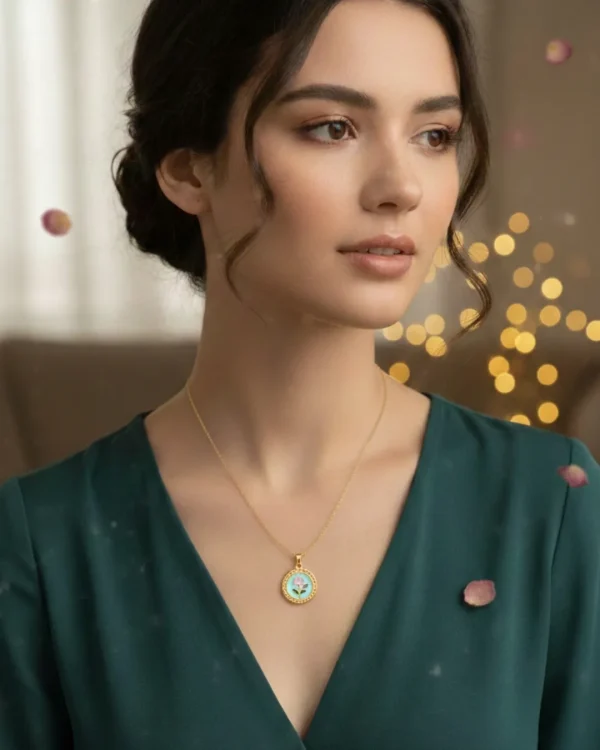 Stylish fashion layer necklace and pendants collection at Passionate Bangladesh showing different gold, silver and stoned necklace and pendants for western and fusion outfits.