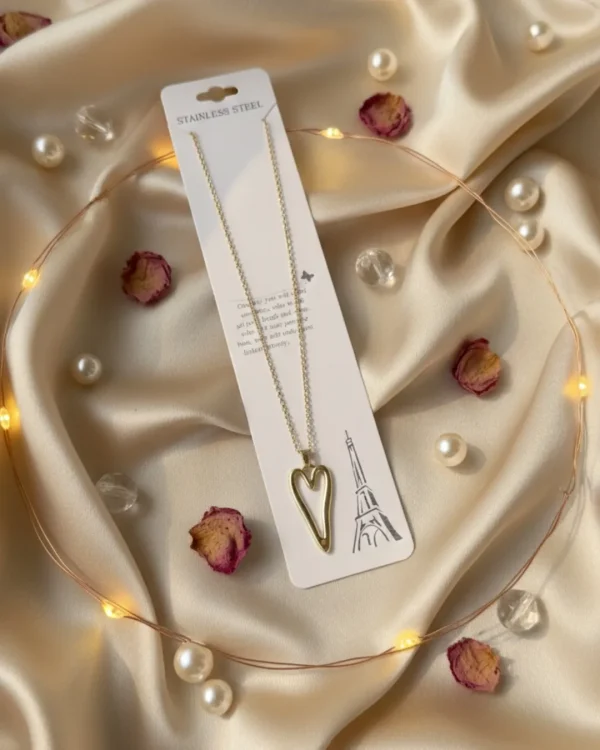 Stylish fashion layer necklace and pendants collection at Passionate Bangladesh showing different gold, silver and stoned necklace and pendants for western and fusion outfits.