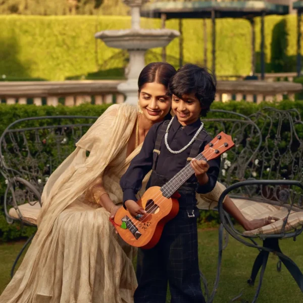 17-inch acoustic toy guitar for children available at Passionate Bangladesh.