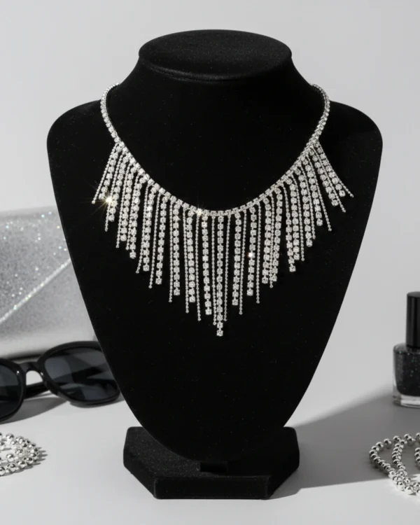 Stylish fashion choker necklace collection at Passionate Bangladesh showing different gold, silver and stoned chokers for western and fusion outfits.