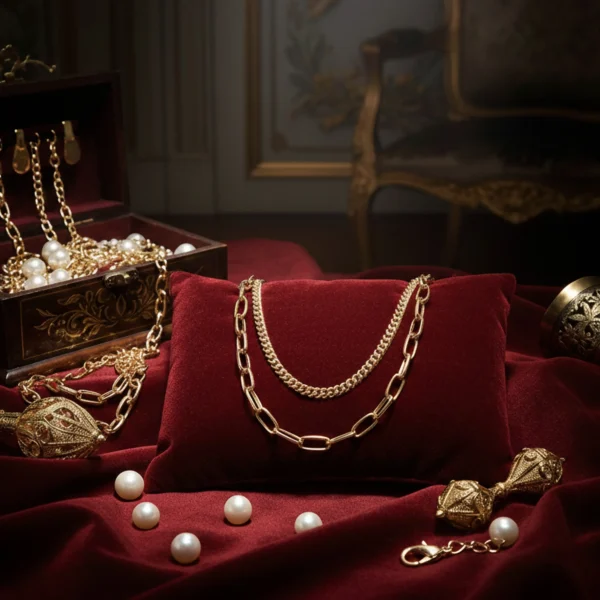 Stylish fashion choker necklace collection at Passionate Bangladesh showing different gold, silver and stoned chokers for western and fusion outfits.