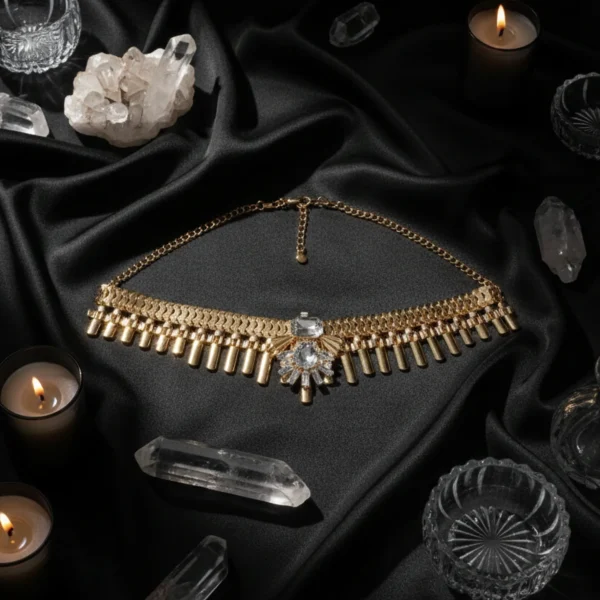 Stylish fashion choker necklace collection at Passionate Bangladesh showing different gold, silver and stoned chokers for western and fusion outfits.