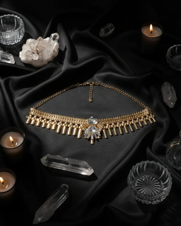 Stylish fashion choker necklace collection at Passionate Bangladesh showing different gold, silver and stoned chokers for western and fusion outfits.