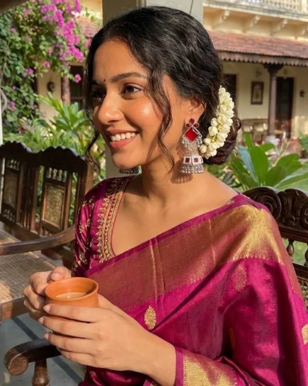 Colorful Indian jhumka earrings from Passionate Bangladesh, featuring silver-tone oxidized jhumkas with red, yellow, green and many more colors for women and girls.