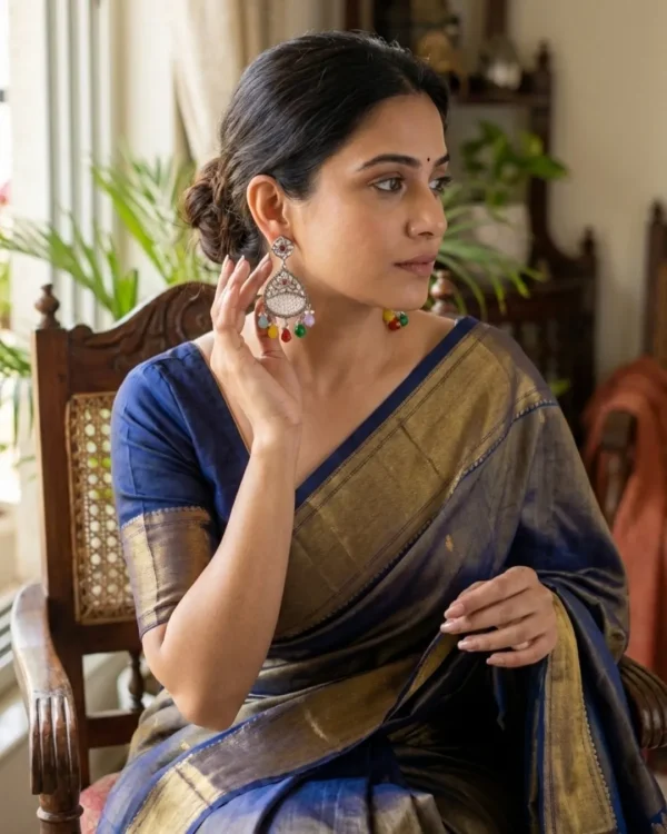 Colorful Indian jhumka earrings from Passionate Bangladesh, featuring silver-tone oxidized jhumkas with red, yellow, green and many more colors for women and girls.