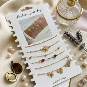 Shop aesthetic gold bracelet sets with pearls, charms & crystals. Perfect for daily wear, gifting & layering. Lightweight, trendy & premium quality. Order now from Passionate Bangladesh.