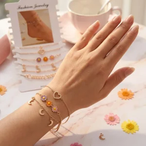 Trendy bracelets and anklets for girls, oxidized to celebrate your special occasion, anklet with toe ring from Passionate Bangladesh. https://passionatebangladesh.com/product-category/bracelet-and-anklet/