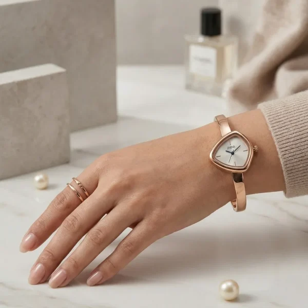 Shop slim rose-golden wrist watch for women. Elegant, lightweight, and stylish design perfect for daily wear, office, and parties. Limited Stocks !! https://passionatebangladesh.com/product-category/accessories/