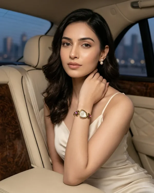 Shop Light purple stone golden wrist watch for women. Elegant, lightweight, and stylish design perfect for daily wear, office, and parties. Limited Stocks !! https://passionatebangladesh.com/product-category/accessories/