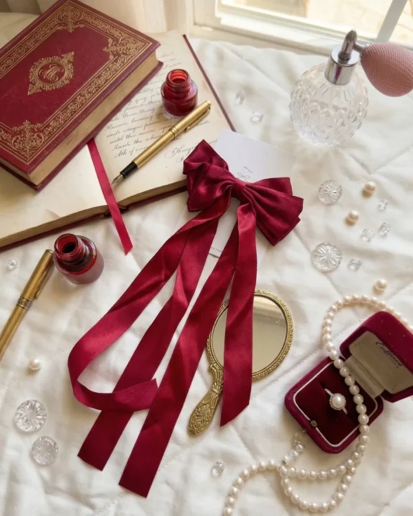 Cute hair accessories collection with multicolor bow clips, hair ribbons, hairbands and teddy bear or bunny hairbands for girls and kids from Passionate Bangladesh.