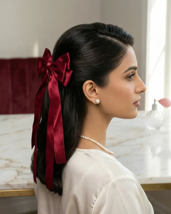 Cute hair accessories collection with multicolor bow clips, hair ribbons, hairbands and teddy bear or bunny hairbands for girls and kids from Passionate Bangladesh.