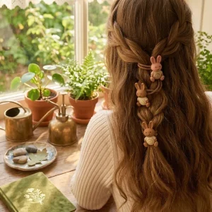 Cute hair accessories collection with multicolor bow clips, hair ribbons, hairbands and teddy bear or bunny hairbands for girls and kids from Passionate Bangladesh.