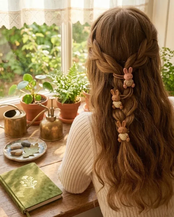 Cute hair accessories collection with multicolor bow clips, hair ribbons, hairbands and teddy bear or bunny hairbands for girls and kids from Passionate Bangladesh.