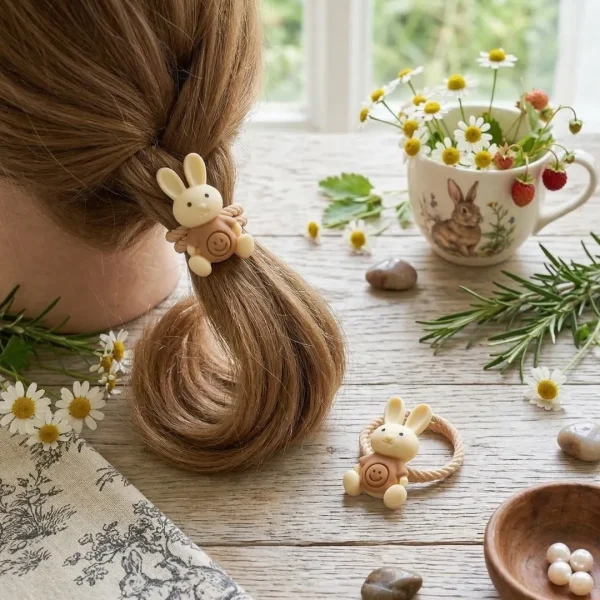 Cute hair accessories collection with multicolor bow clips, hair ribbons, hairbands and teddy bear or bunny hairbands for girls and kids from Passionate Bangladesh.