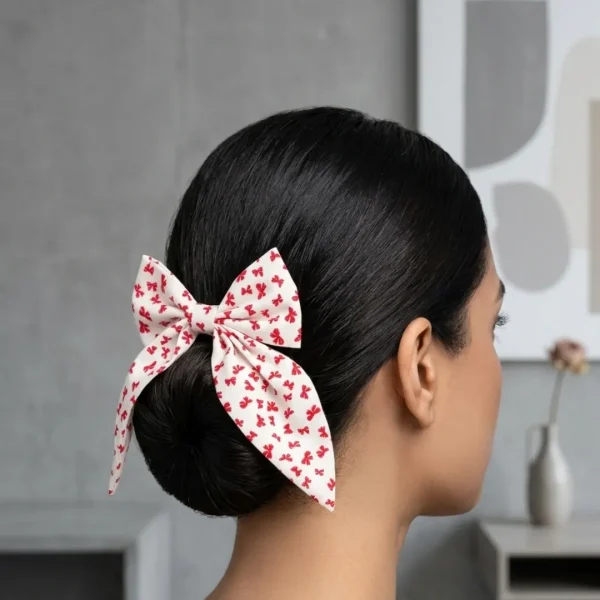 Cute hair accessories collection with multicolor bow clips, hair ribbons, hairbands and teddy bear or bunny hairbands for girls and kids from Passionate Bangladesh.