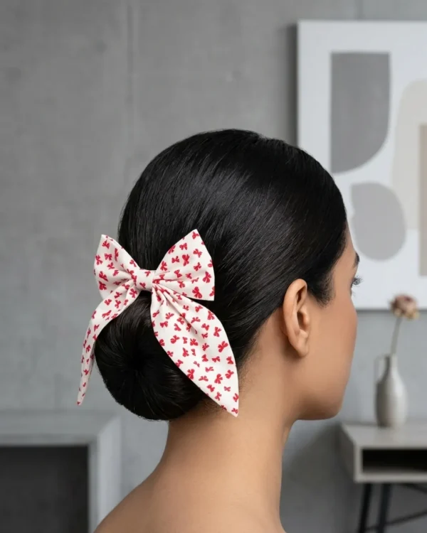 Cute hair accessories collection with multicolor bow clips, hair ribbons, hairbands and teddy bear or bunny hairbands for girls and kids from Passionate Bangladesh.
