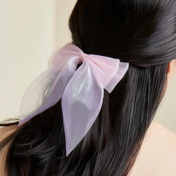 Cute hair accessories collection with multicolor bow clips, hair ribbons, hairbands and teddy bear or bunny hairbands for girls and kids from Passionate Bangladesh.