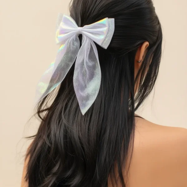 Cute hair accessories collection with multicolor bow clips, hair ribbons, hairbands and teddy bear or bunny hairbands for girls and kids from Passionate Bangladesh.
