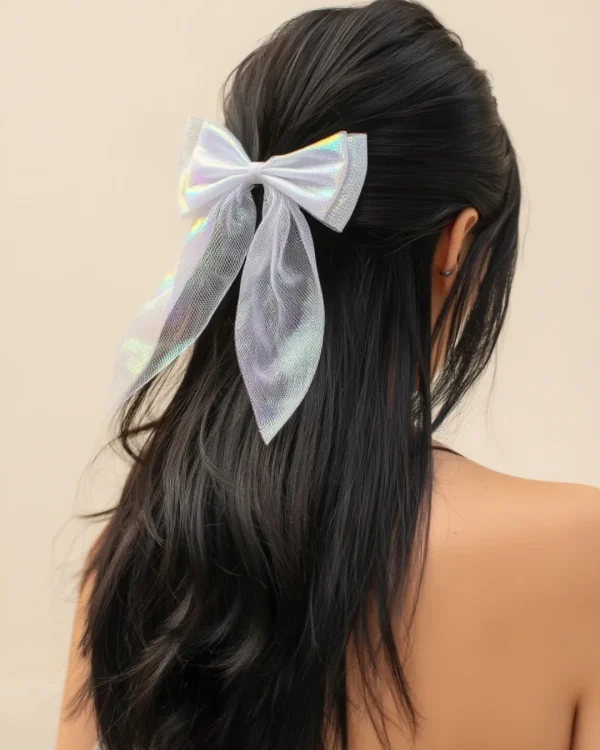Cute hair accessories collection with multicolor bow clips, hair ribbons, hairbands and teddy bear or bunny hairbands for girls and kids from Passionate Bangladesh.