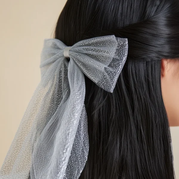 Cute hair accessories collection with multicolor bow clips, hair ribbons, hairbands and teddy bear or bunny hairbands for girls and kids from Passionate Bangladesh.