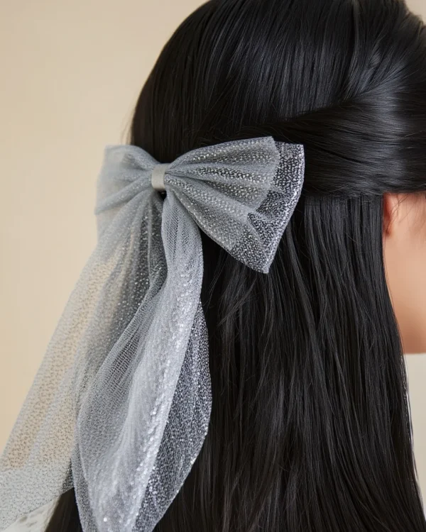 Cute hair accessories collection with multicolor bow clips, hair ribbons, hairbands and teddy bear or bunny hairbands for girls and kids from Passionate Bangladesh.