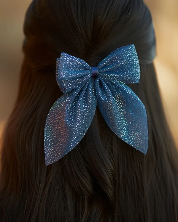 Cute hair accessories collection with multicolor bow clips, hair ribbons, hairbands and teddy bear or bunny hairbands for girls and kids from Passionate Bangladesh.