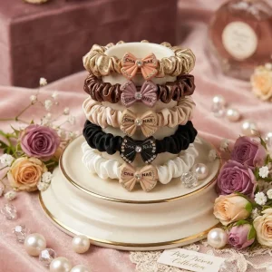 Cute hair accessories collection with multicolor bow clips, hair ribbons, hairbands and teddy bear or bunny hairbands for girls and kids from Passionate Bangladesh.