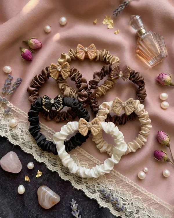 Cute hair accessories collection with multicolor bow clips, hair ribbons, hairbands and teddy bear or bunny hairbands for girls and kids from Passionate Bangladesh.