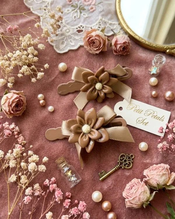 Cute hair accessories collection with multicolor bow clips, hair ribbons, hairbands and teddy bear or bunny hairbands for girls and kids from Passionate Bangladesh.