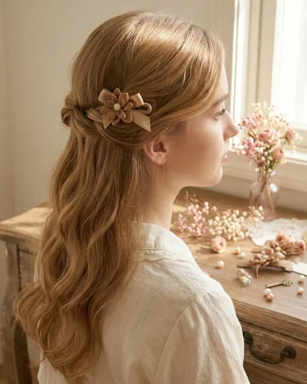 Cute hair accessories collection with multicolor bow clips, hair ribbons, hairbands and teddy bear or bunny hairbands for girls and kids from Passionate Bangladesh.