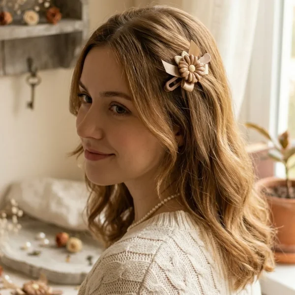 Cute hair accessories collection with multicolor bow clips, hair ribbons, hairbands and teddy bear or bunny hairbands for girls and kids from Passionate Bangladesh.