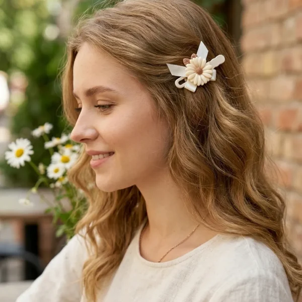 Cute hair accessories collection with multicolor bow clips, hair ribbons, hairbands and teddy bear or bunny hairbands for girls and kids from Passionate Bangladesh.