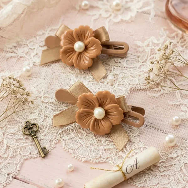 Cute hair accessories collection with multicolor bow clips, hair ribbons, hairbands and teddy bear or bunny hairbands for girls and kids from Passionate Bangladesh.