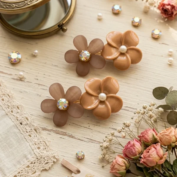 Cute hair accessories collection with multicolor bow clips, hair ribbons, hairbands and teddy bear or bunny hairbands for girls and kids from Passionate Bangladesh.