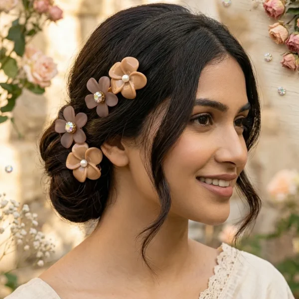 Cute hair accessories collection with multicolor bow clips, hair ribbons, hairbands and teddy bear or bunny hairbands for girls and kids from Passionate Bangladesh.