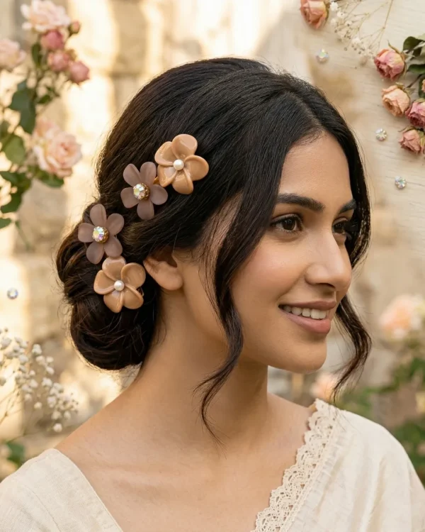 Cute hair accessories collection with multicolor bow clips, hair ribbons, hairbands and teddy bear or bunny hairbands for girls and kids from Passionate Bangladesh.